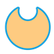 Illustrated cross section depicting Grooved wire